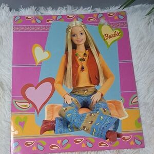 ✨ Vintage 2003 Barbie Paper Organizer Folder – Retro Y2K Barbie Collectible ✨